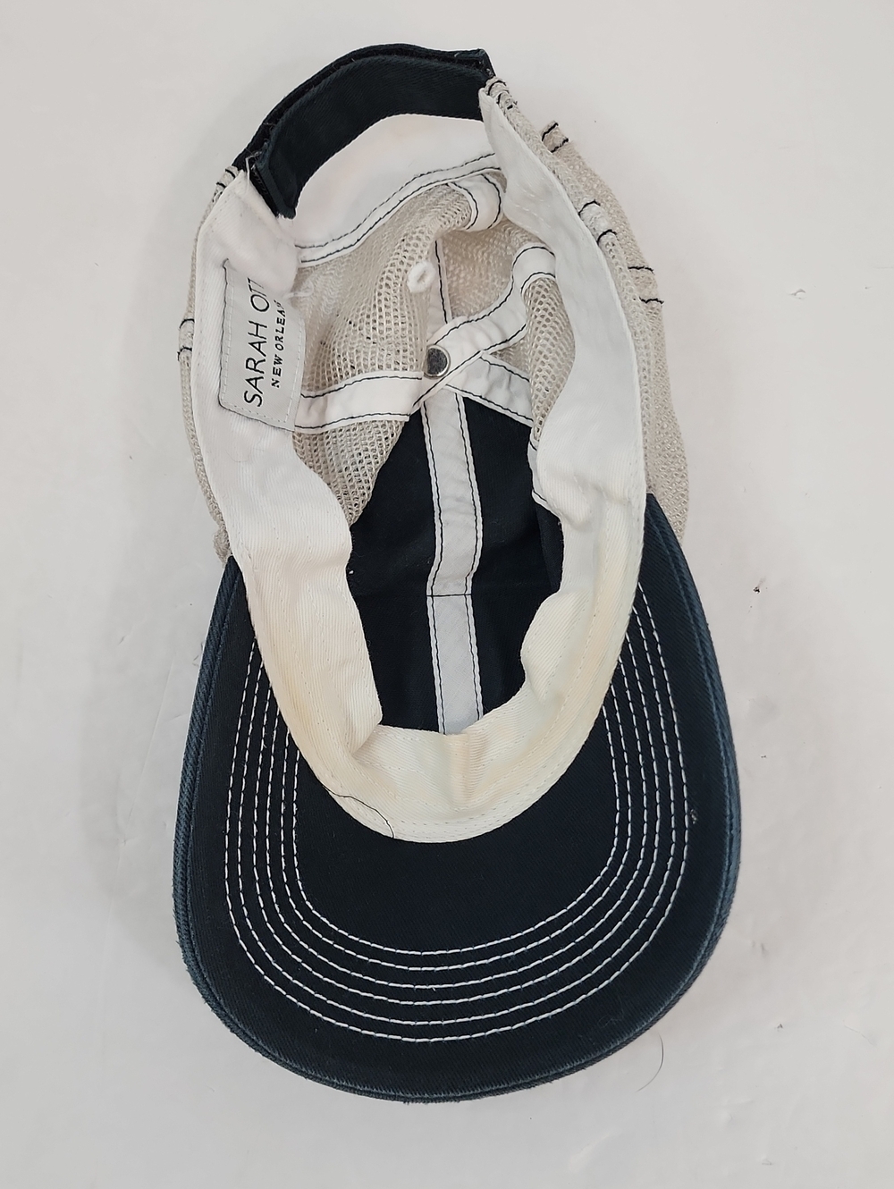 Sarah Ott NOLA or Nowhere Distressed Trucker Hat OS - Picture 8 of 9